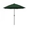 California Umbrella 7.5' Bronze Aluminum Market Patio Umbrella, Sunbrella Forest Green 194061336267 - alternate 1